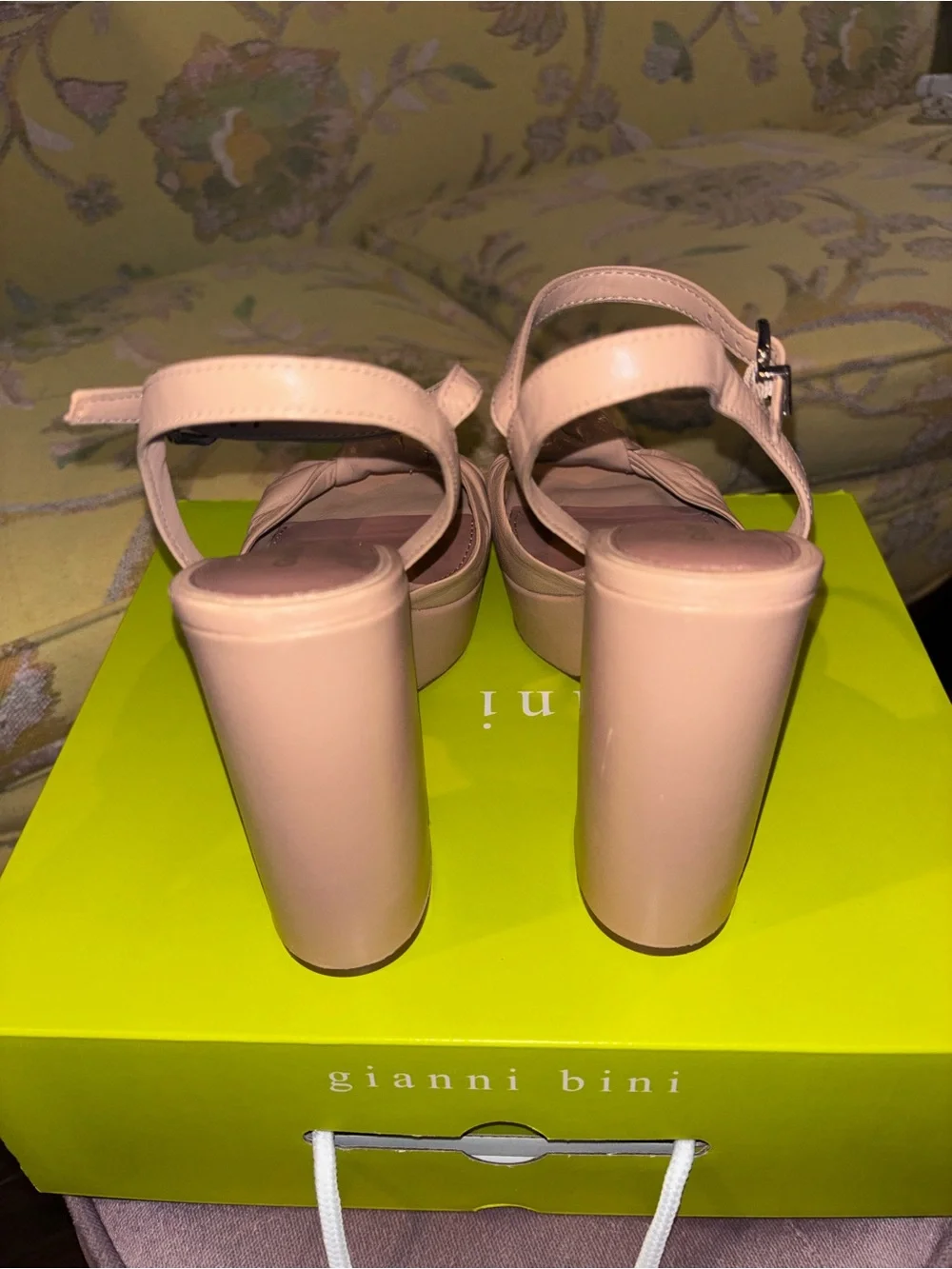 Gianni Bini Nude Platform Pumps